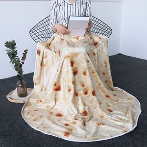 Burrito throw blanket